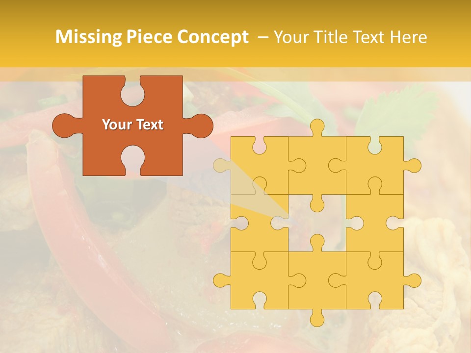 Course Bowl Rice PowerPoint Template