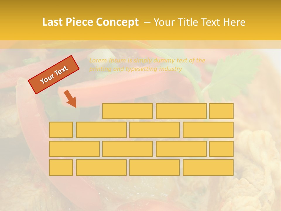Course Bowl Rice PowerPoint Template