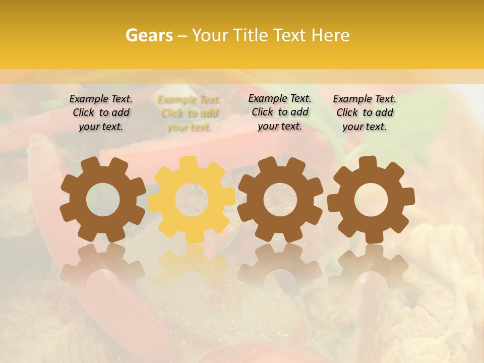 Course Bowl Rice PowerPoint Template