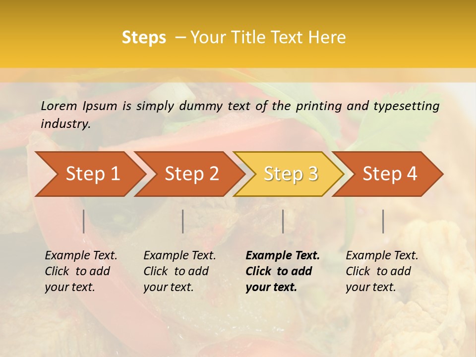 Course Bowl Rice PowerPoint Template