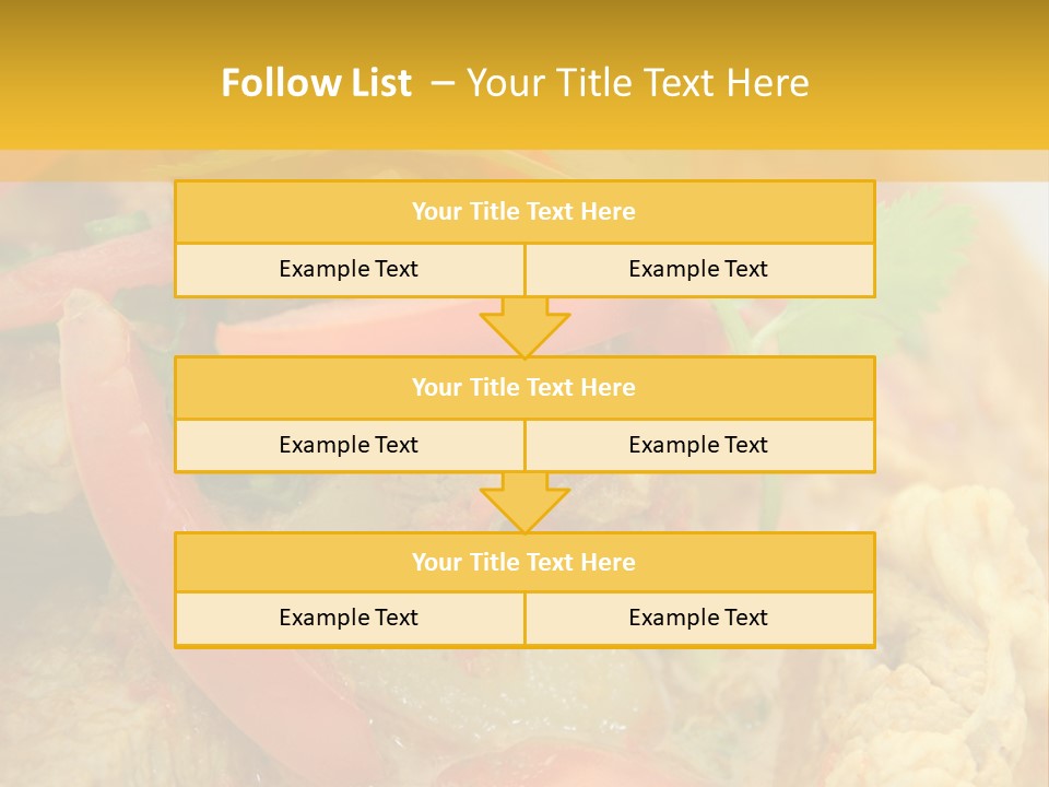 Course Bowl Rice PowerPoint Template