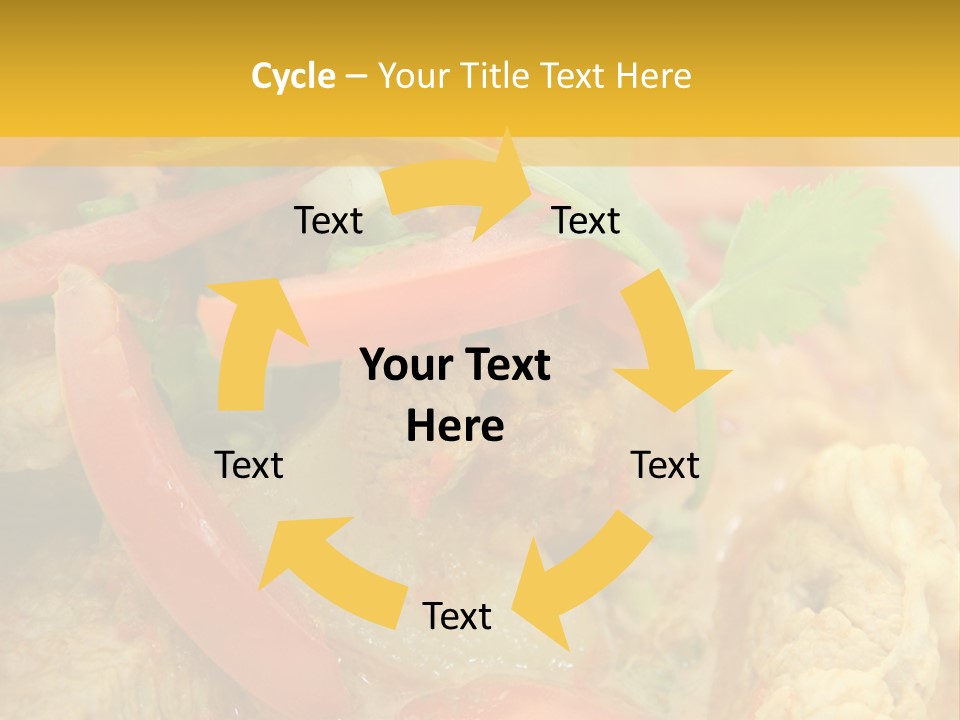 Course Bowl Rice PowerPoint Template