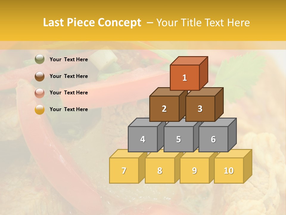 Course Bowl Rice PowerPoint Template
