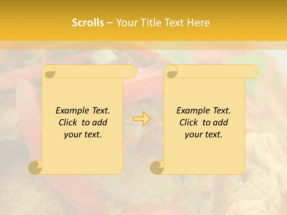 Course Bowl Rice PowerPoint Template