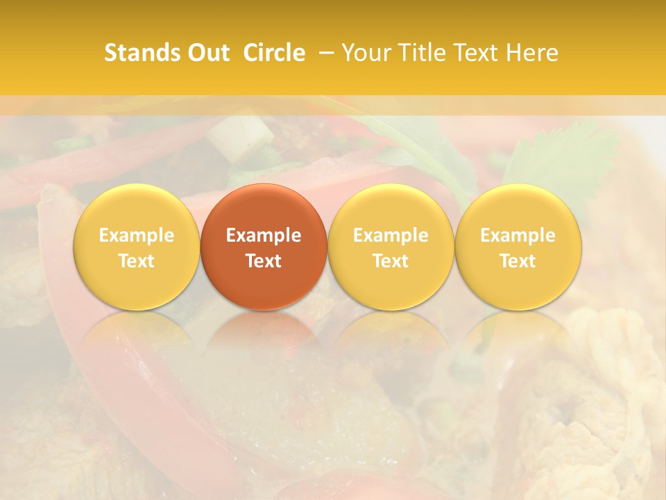 Course Bowl Rice PowerPoint Template