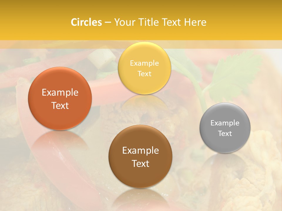 Course Bowl Rice PowerPoint Template