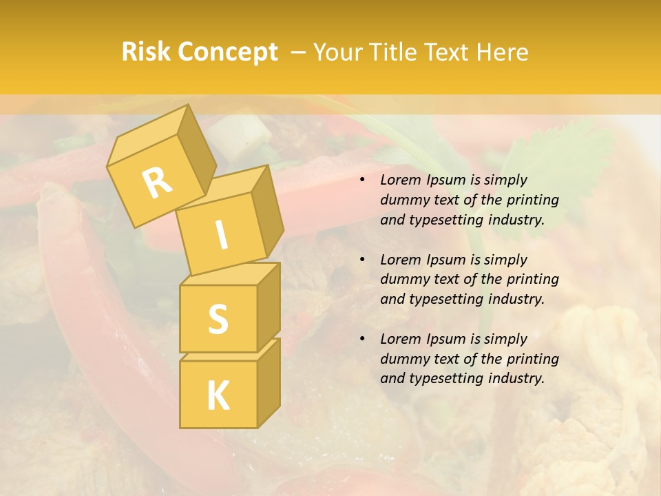 Course Bowl Rice PowerPoint Template