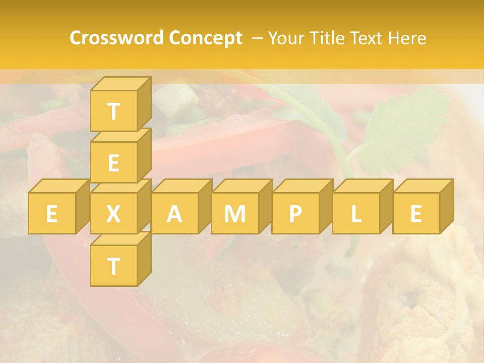 Course Bowl Rice PowerPoint Template