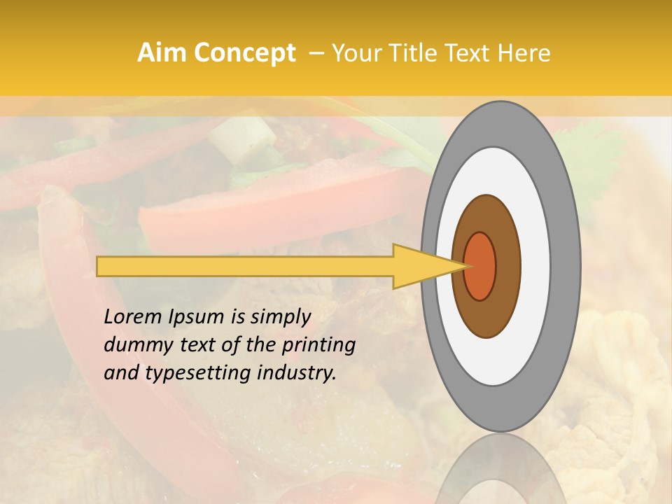 Course Bowl Rice PowerPoint Template
