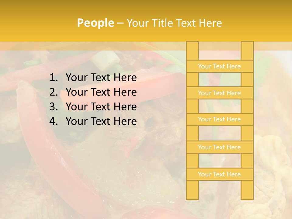 Course Bowl Rice PowerPoint Template