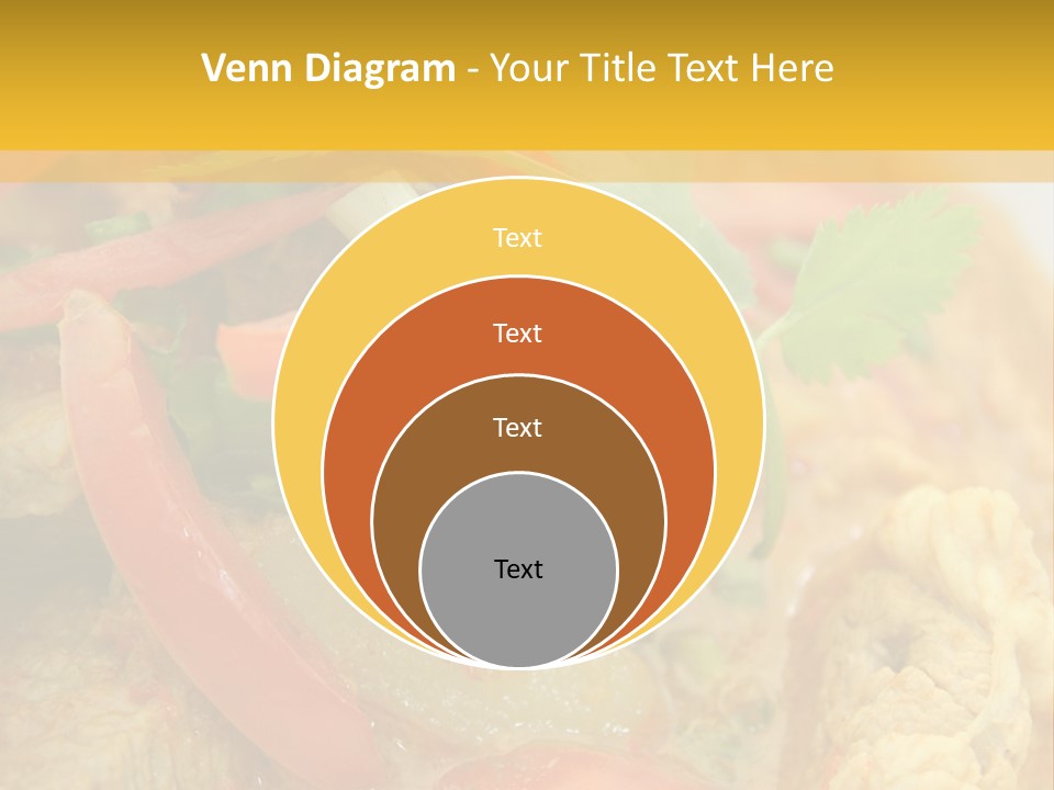 Course Bowl Rice PowerPoint Template