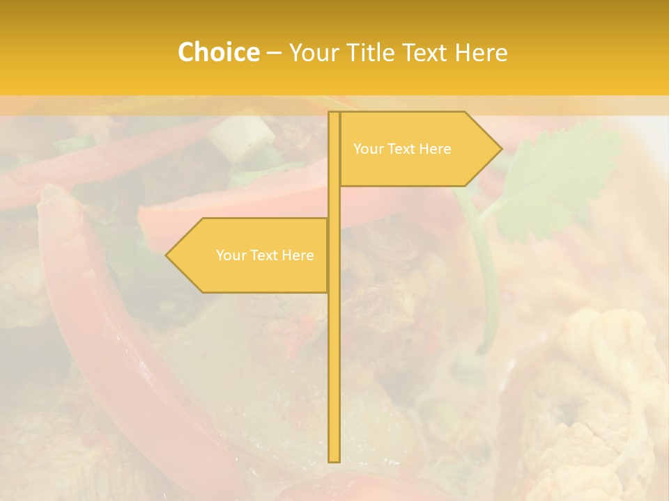 Course Bowl Rice PowerPoint Template
