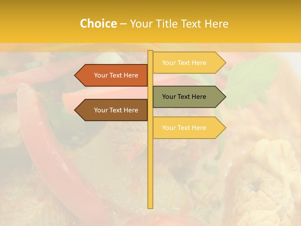 Course Bowl Rice PowerPoint Template