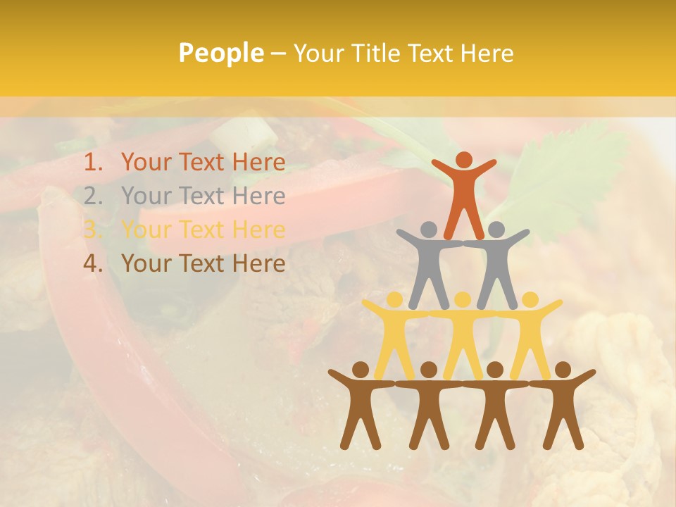 Course Bowl Rice PowerPoint Template