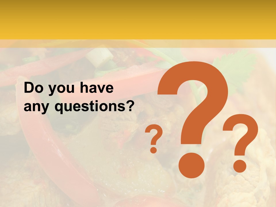 Course Bowl Rice PowerPoint Template