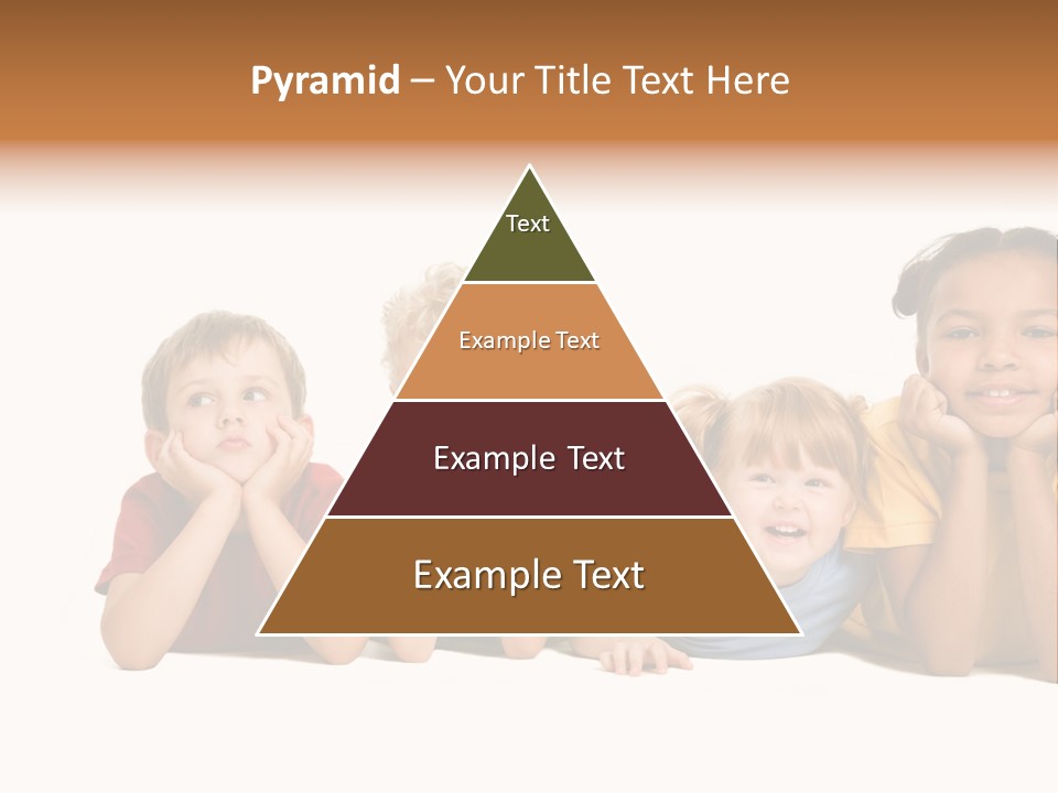 Isolation Little Schoolchild PowerPoint Template