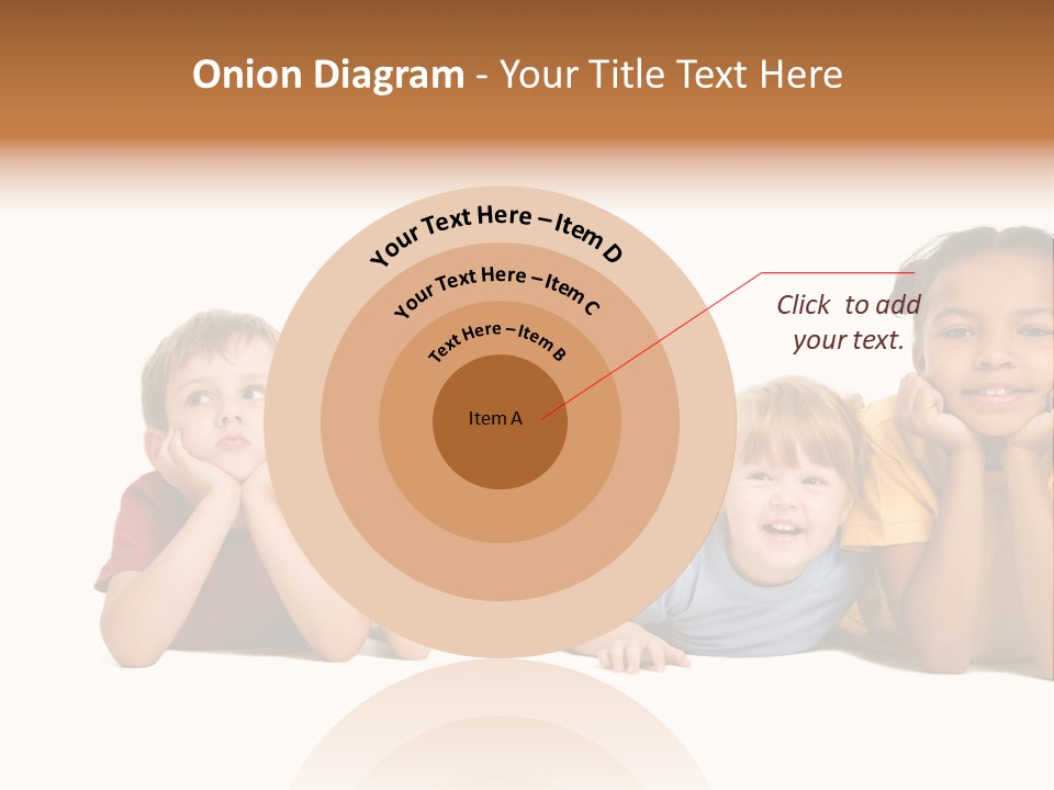 Isolation Little Schoolchild PowerPoint Template