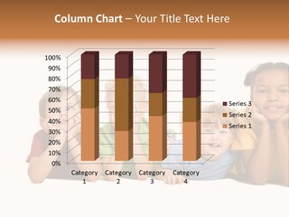 Isolation Little Schoolchild PowerPoint Template