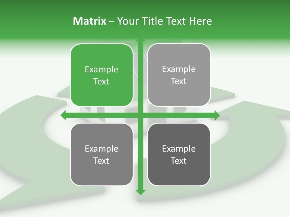 Solar Panel Neighbourhood Green PowerPoint Template