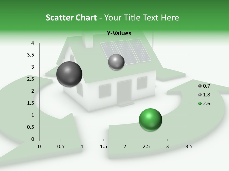 Solar Panel Neighbourhood Green PowerPoint Template