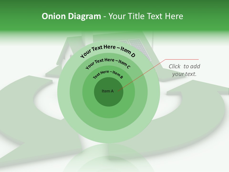 Solar Panel Neighbourhood Green PowerPoint Template