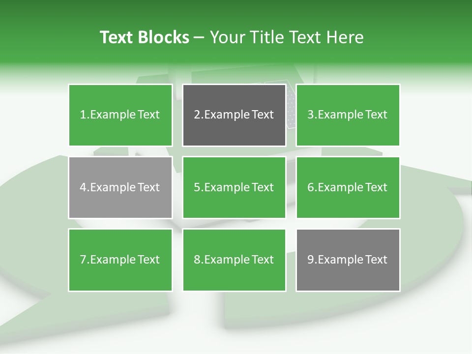 Solar Panel Neighbourhood Green PowerPoint Template