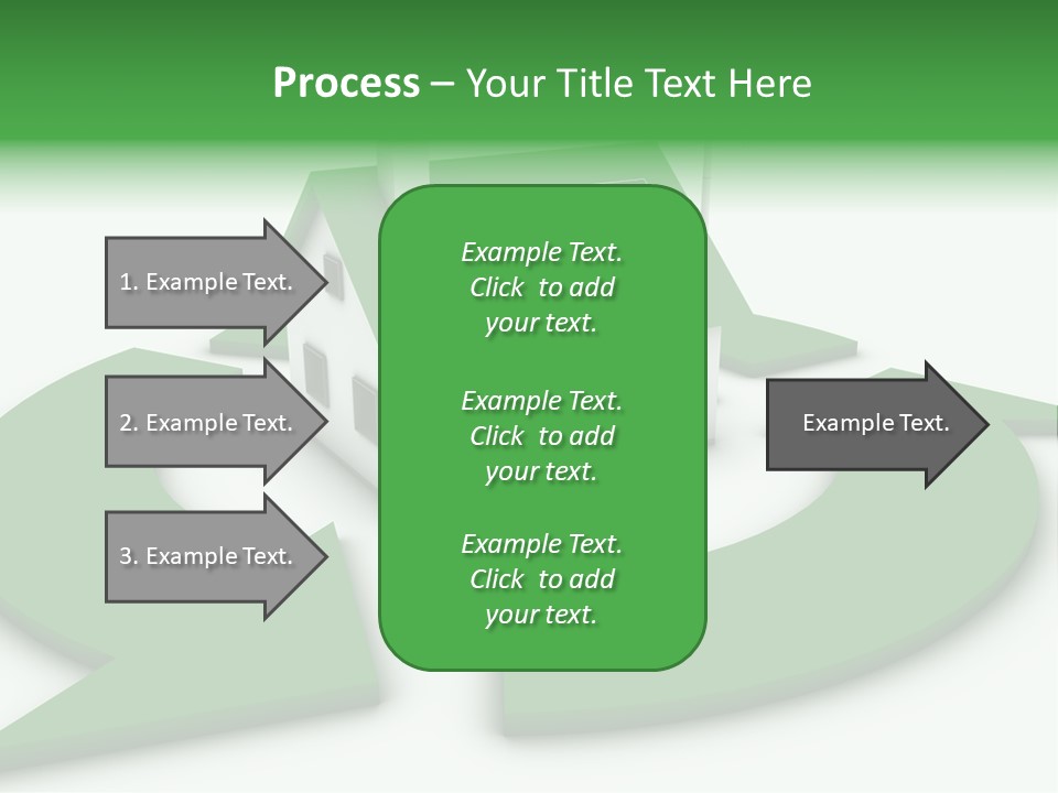 Solar Panel Neighbourhood Green PowerPoint Template
