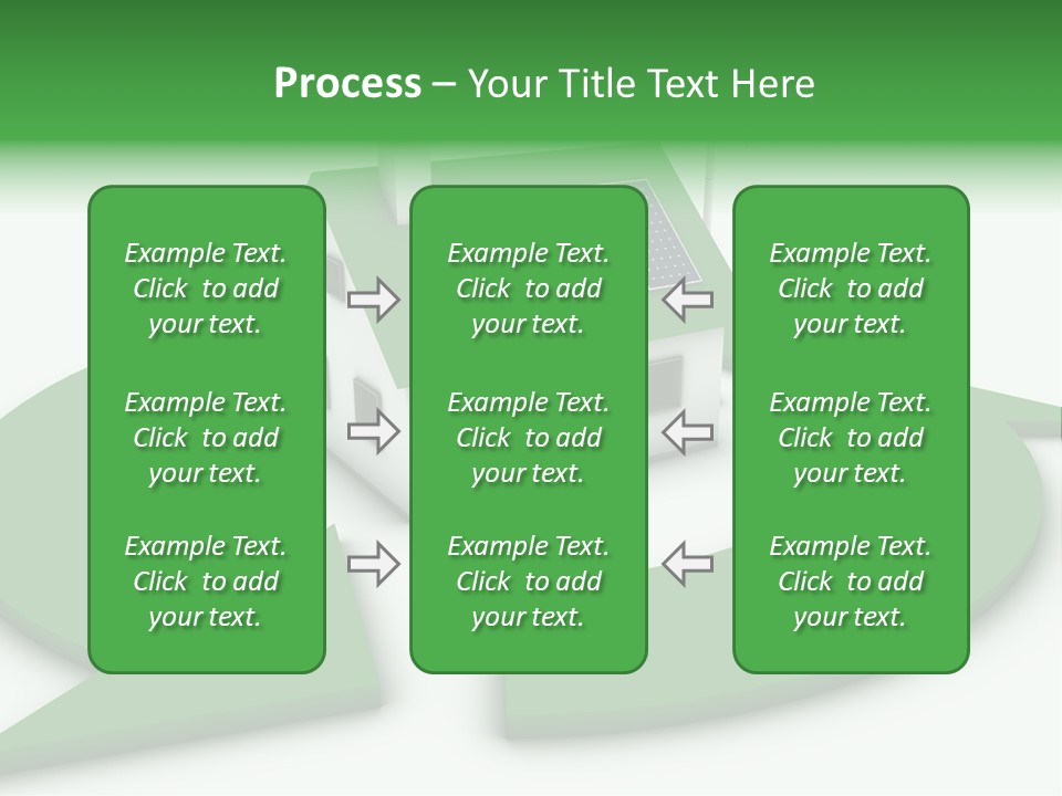 Solar Panel Neighbourhood Green PowerPoint Template