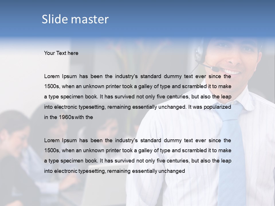 Help Communications Secretary PowerPoint Template