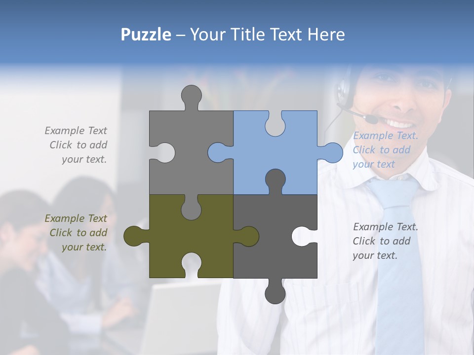 Help Communications Secretary PowerPoint Template