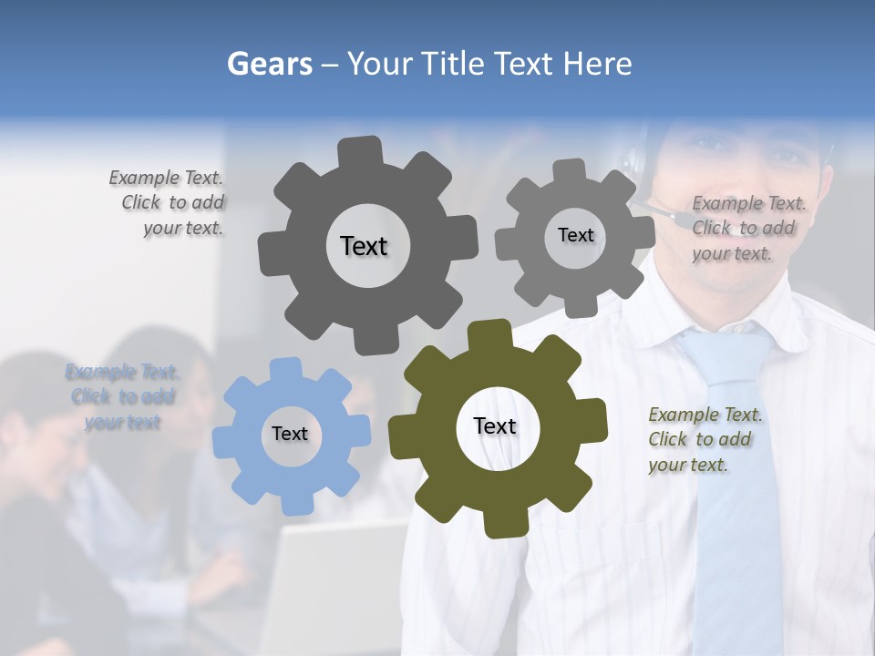 Help Communications Secretary PowerPoint Template