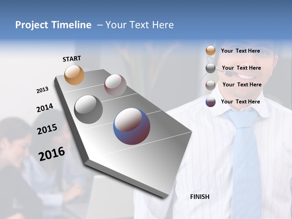 Help Communications Secretary PowerPoint Template