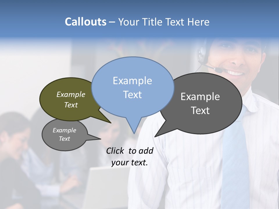 Help Communications Secretary PowerPoint Template