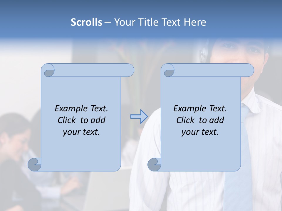 Help Communications Secretary PowerPoint Template
