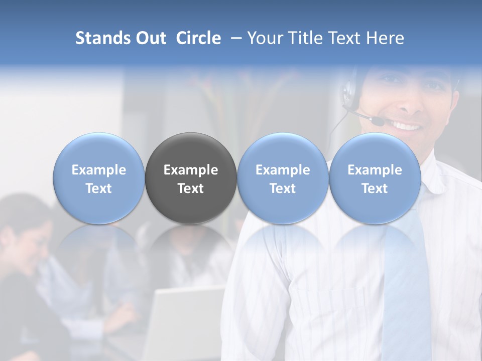 Help Communications Secretary PowerPoint Template