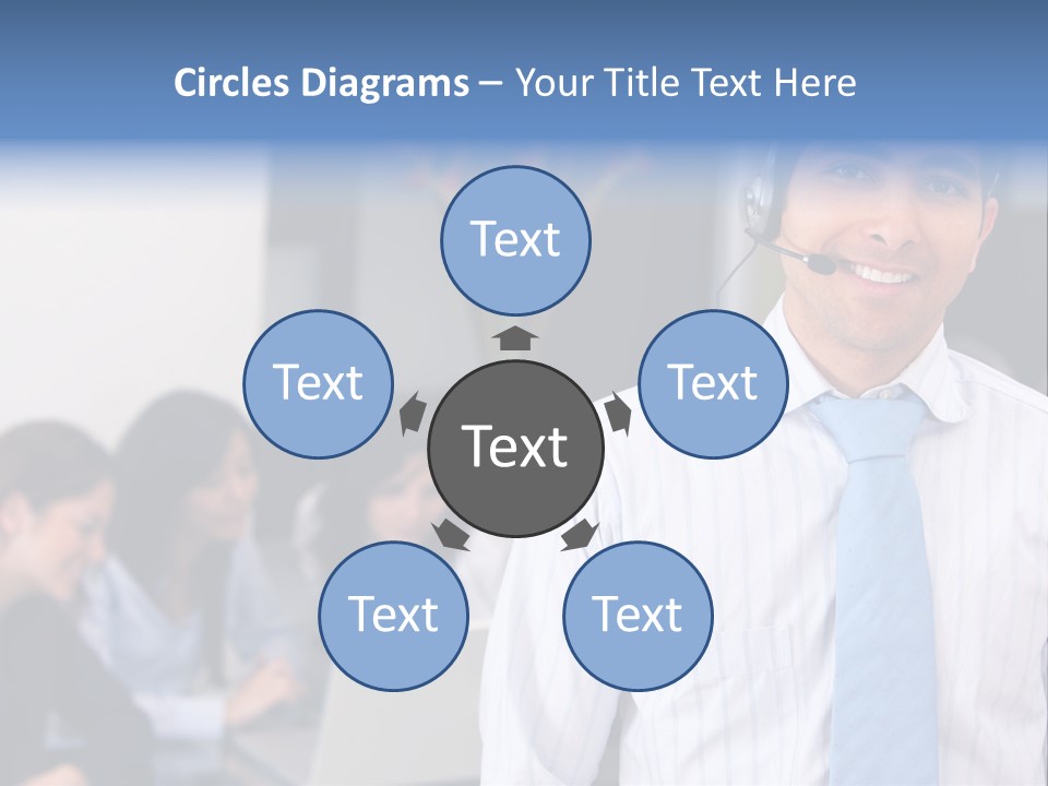 Help Communications Secretary PowerPoint Template