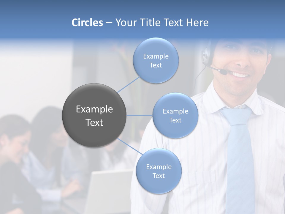 Help Communications Secretary PowerPoint Template