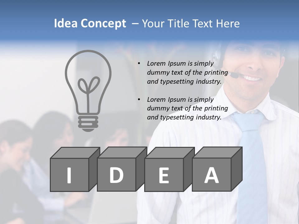 Help Communications Secretary PowerPoint Template