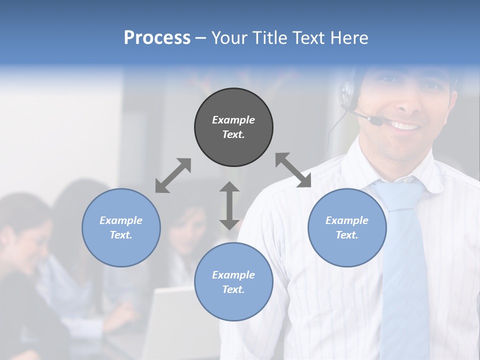 Help Communications Secretary PowerPoint Template