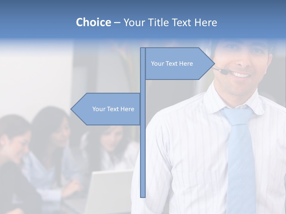 Help Communications Secretary PowerPoint Template