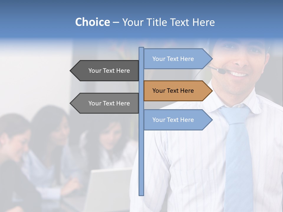 Help Communications Secretary PowerPoint Template