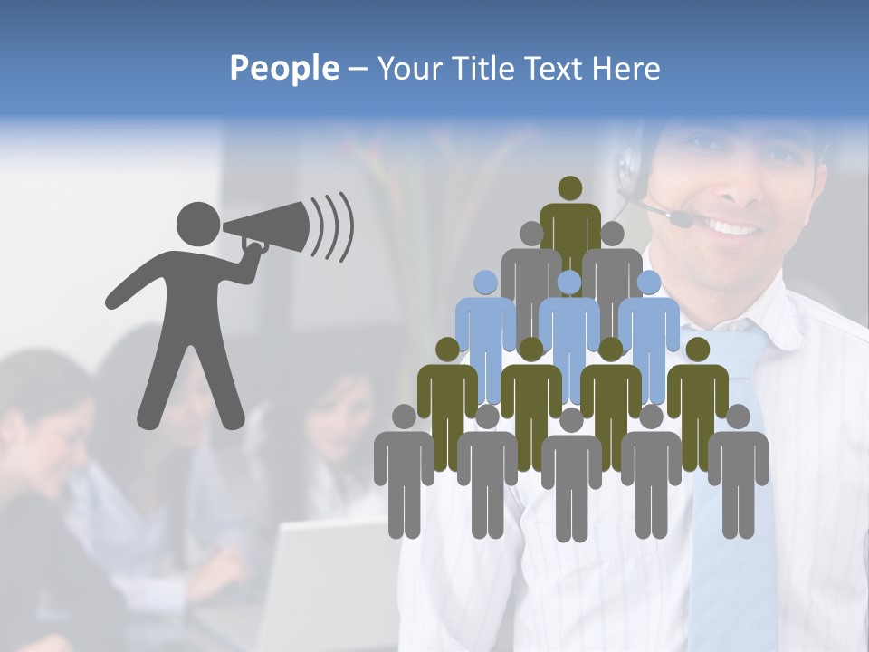 Help Communications Secretary PowerPoint Template