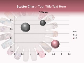 A Circle Of Nails With Different Designs On Them PowerPoint Template