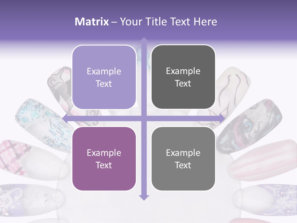 Manicure Fingernail Assists PowerPoint Template