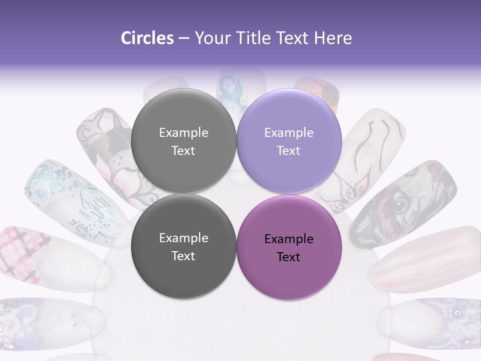 Manicure Fingernail Assists PowerPoint Template