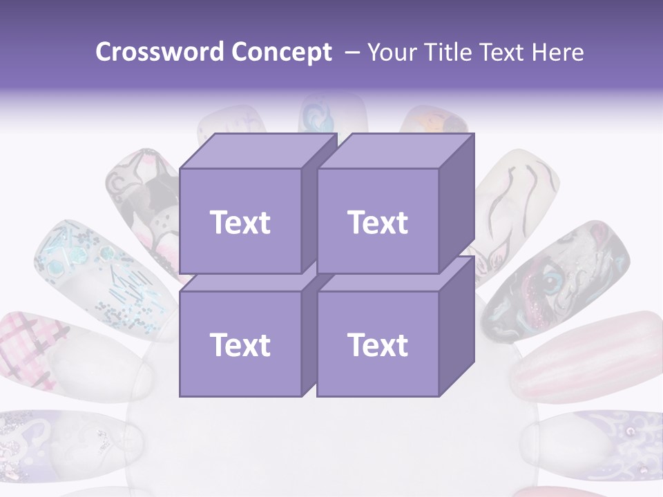 Manicure Fingernail Assists PowerPoint Template