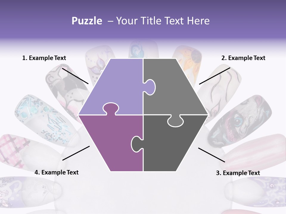 Manicure Fingernail Assists PowerPoint Template