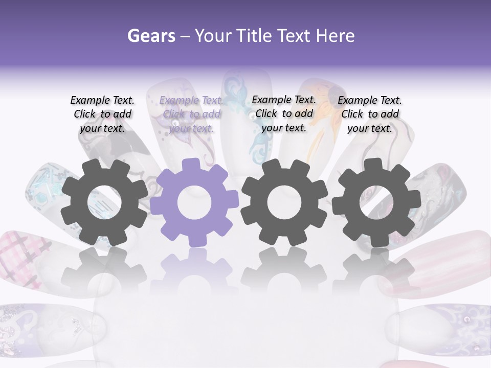 Manicure Fingernail Assists PowerPoint Template