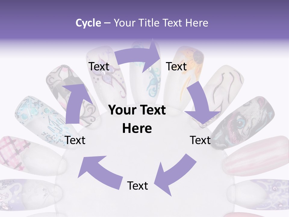 Manicure Fingernail Assists PowerPoint Template