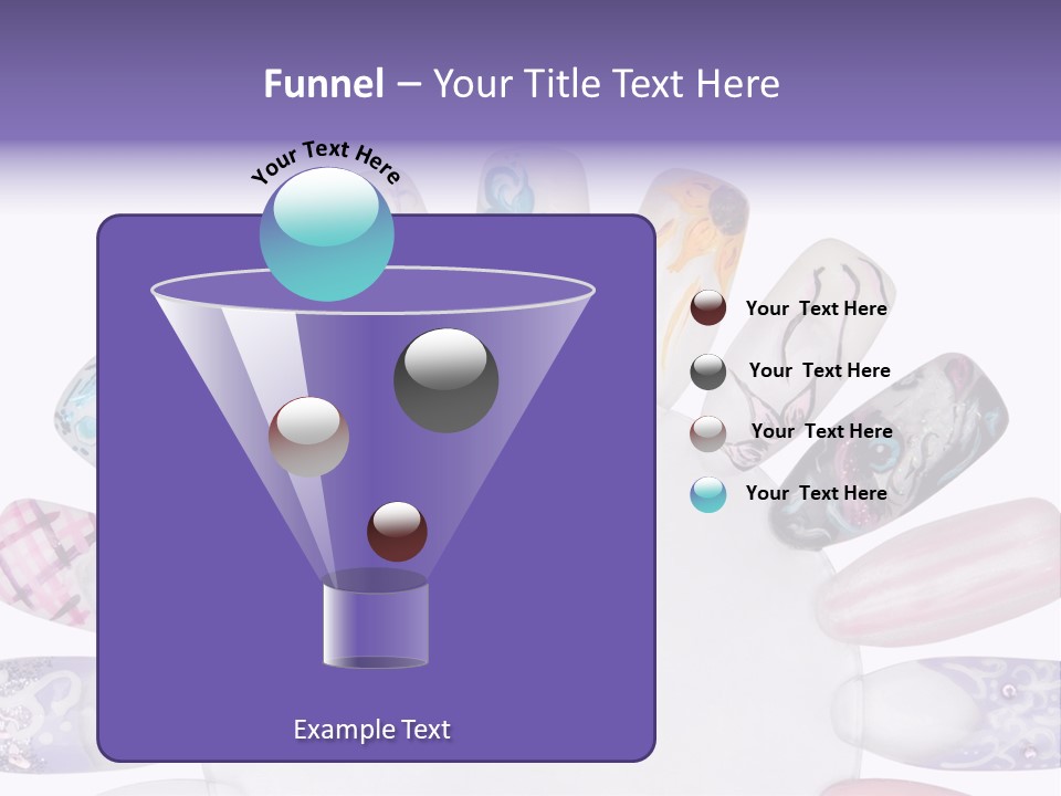 Manicure Fingernail Assists PowerPoint Template